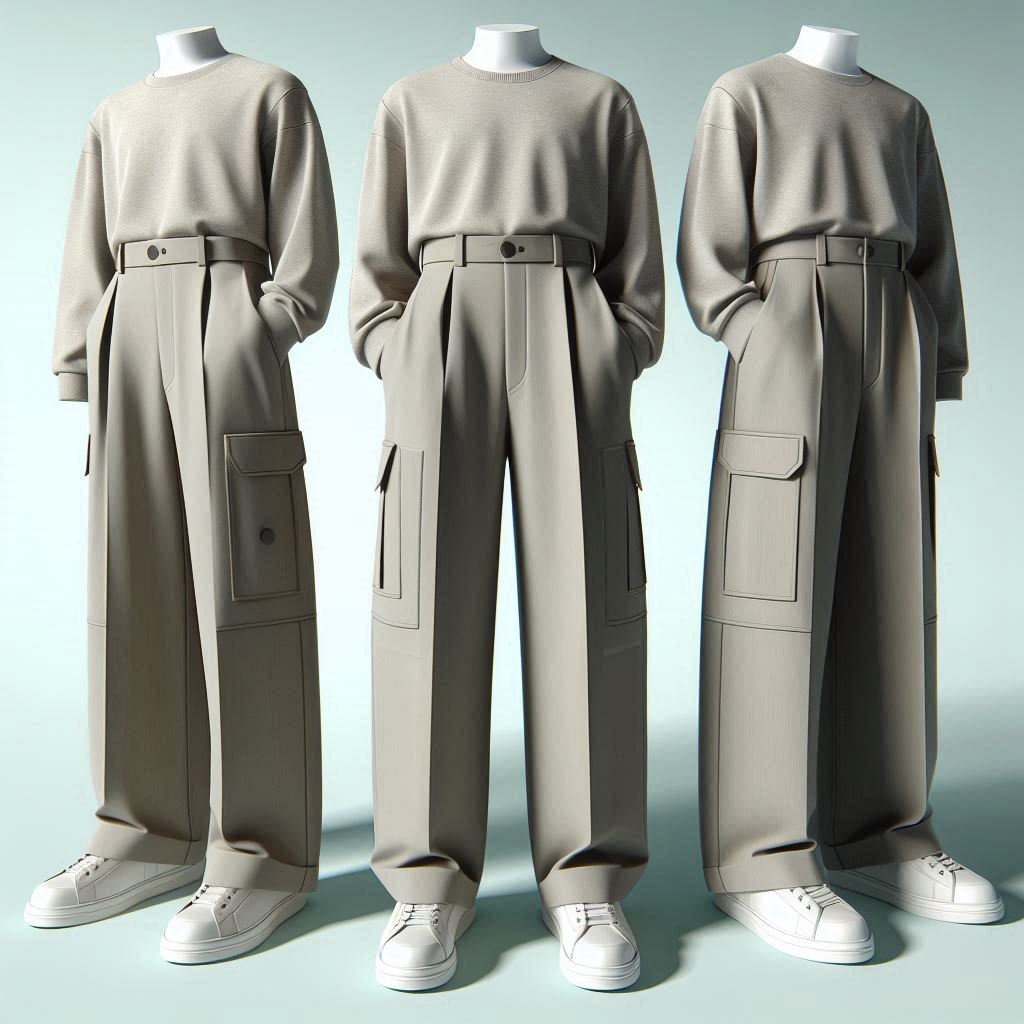 Pantalones anchos